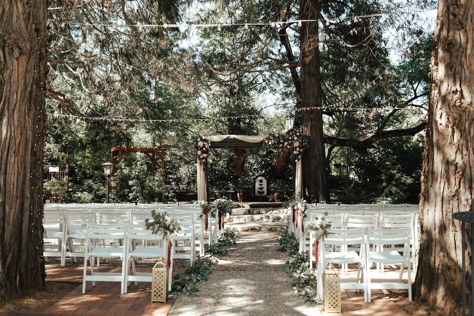 Outdoor ceremony