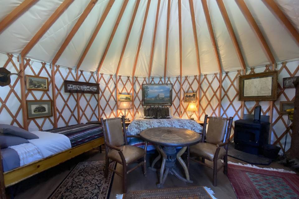 Two large Yurts
