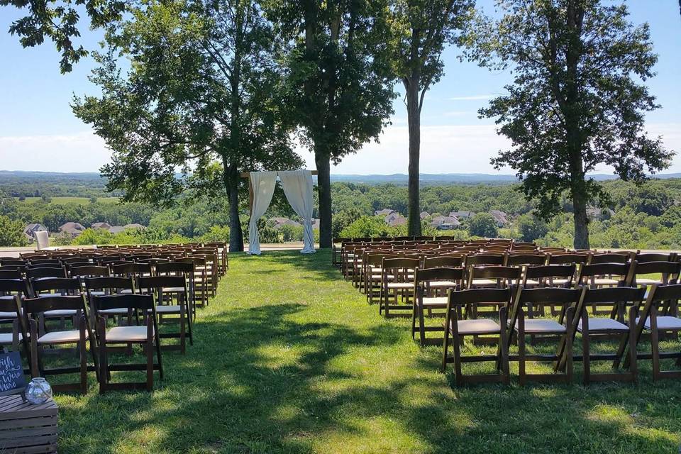 Outdoor Wedding Ceremony Site