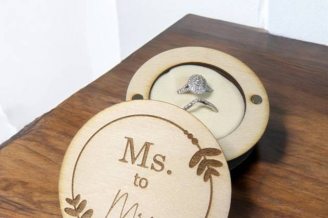 Custom Wood Ring Box