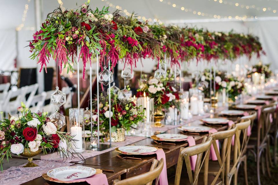 Head Table Florals