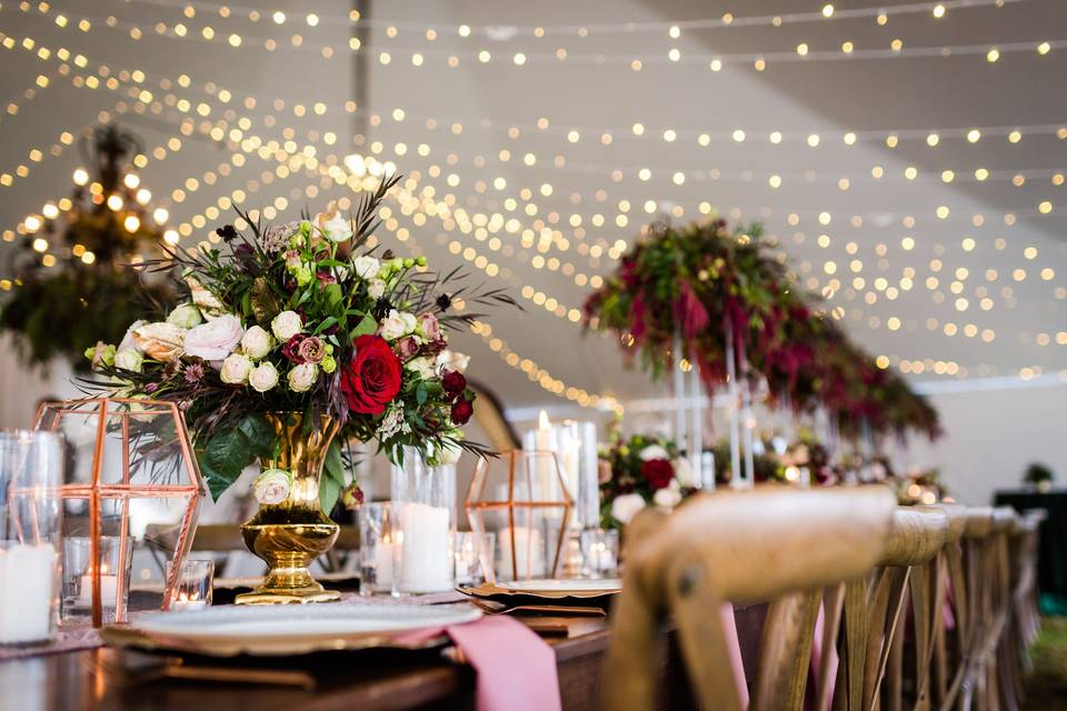 Head Table Florals