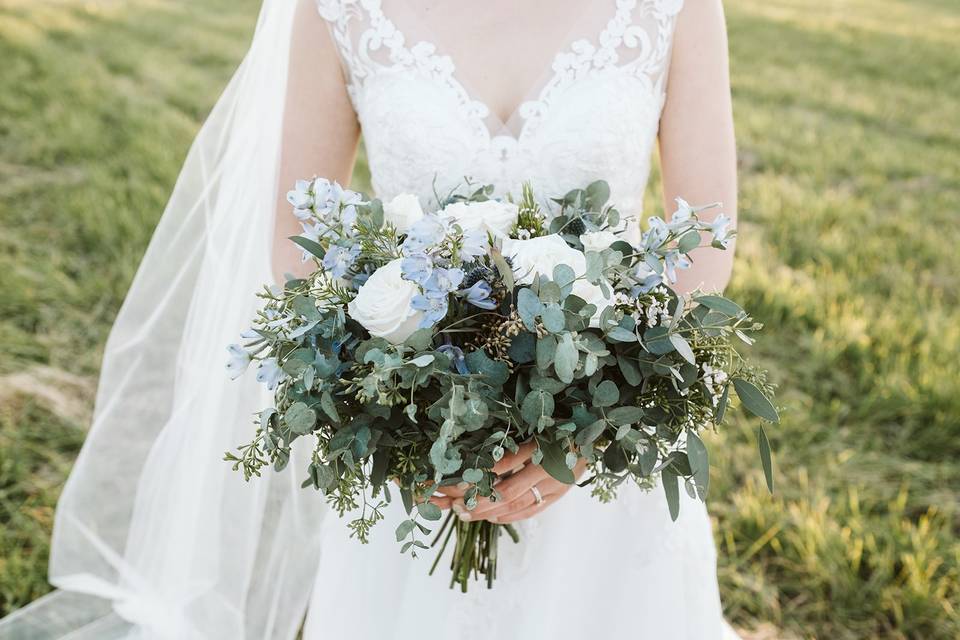 Dusty Blue Bouquet