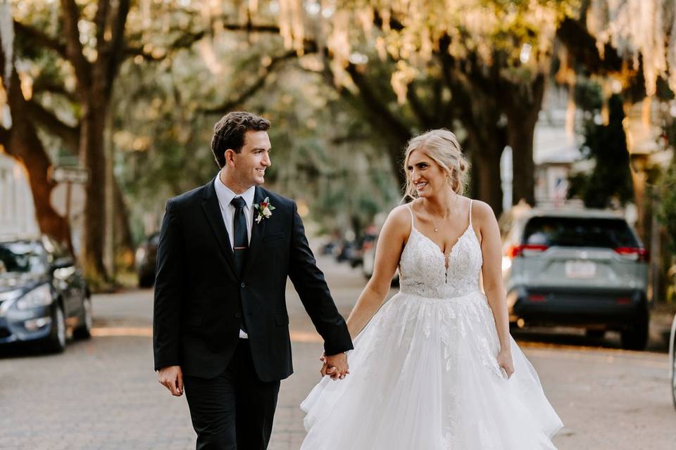 Downtown Savannah Wedding