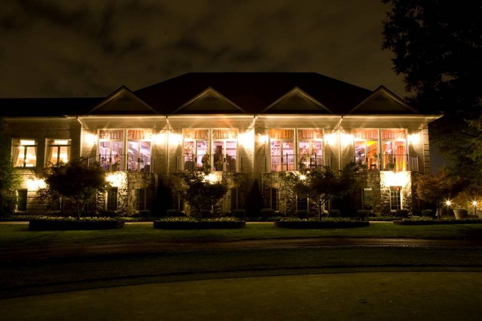The country club at night