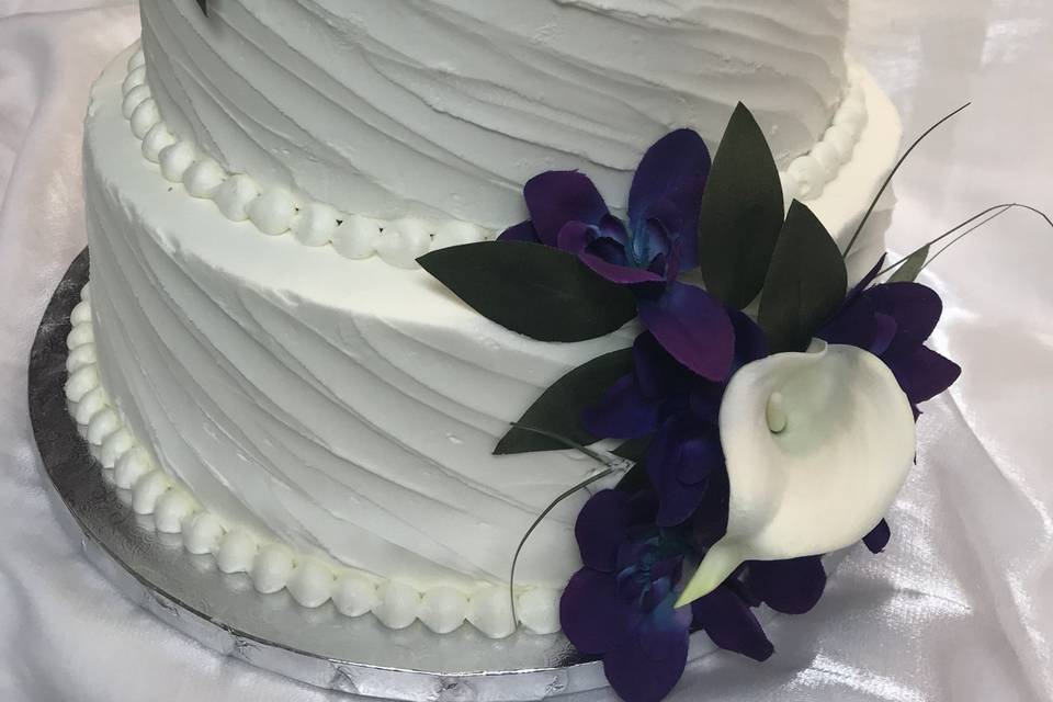 Textured buttercream