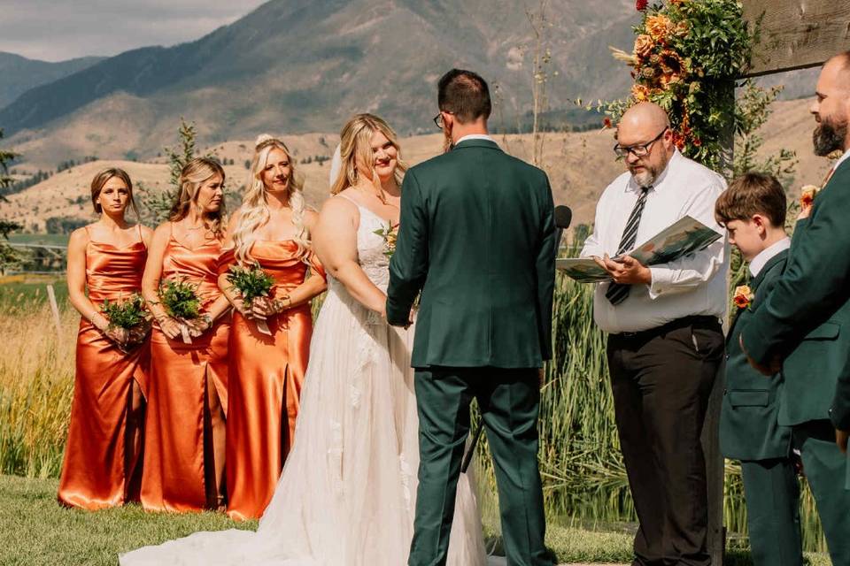 A perfect day for a wedding!
