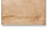 Beautiful brown crumpled paper feel monogrammed stamp. Perfect for invitations, RSVP's, Save the Dates or thank you cards. Personalize with your very own initial.
