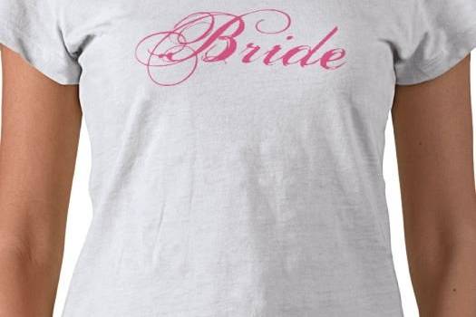 custom bride shirts