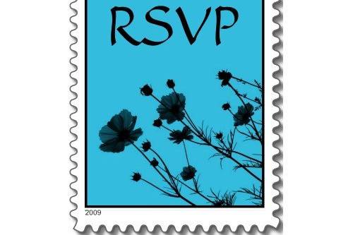 Custom design Floral postage stamps