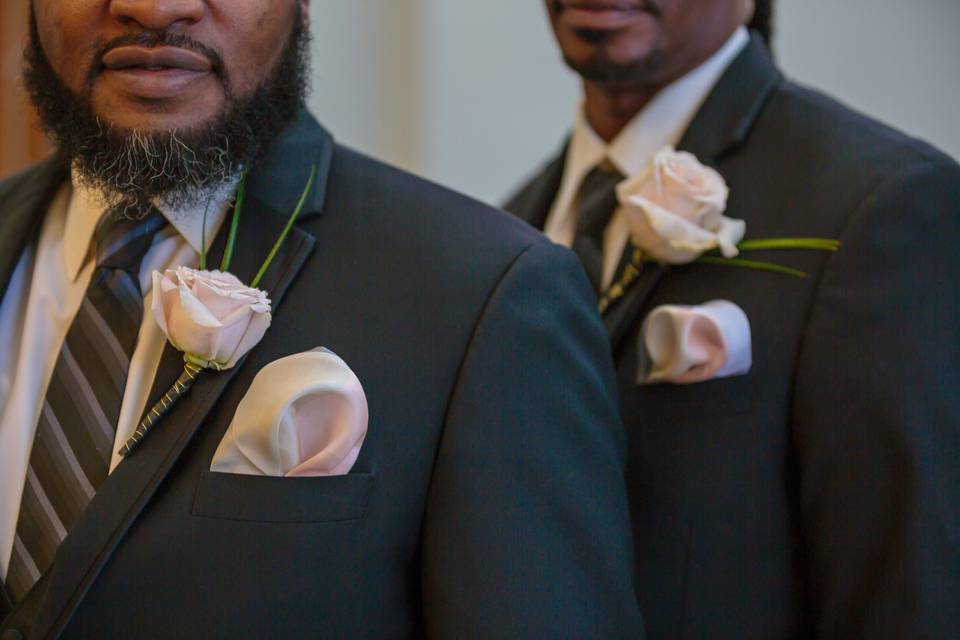 Groom and his best man