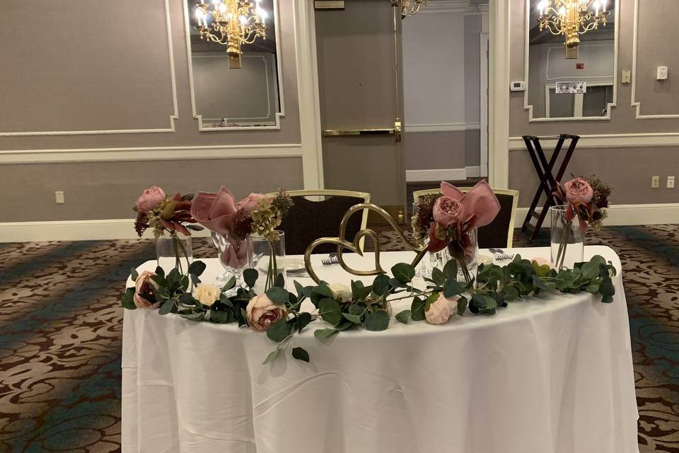 Wedding Couple Table