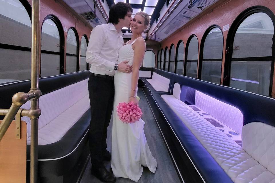 White Trolley lnterior