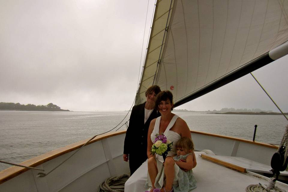 A beautiful sail in Casco Bay