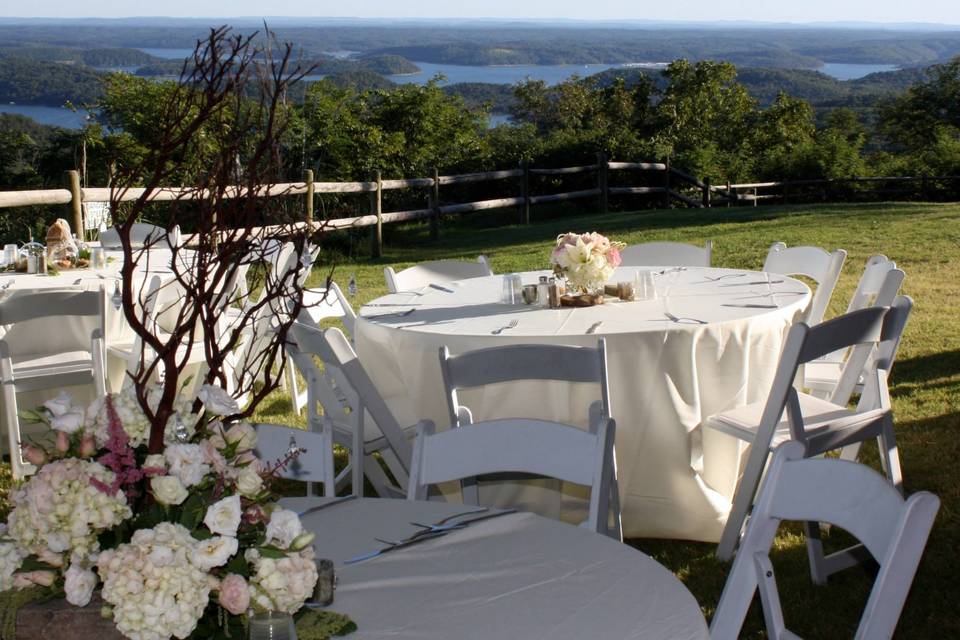 Outdoor wedding venue