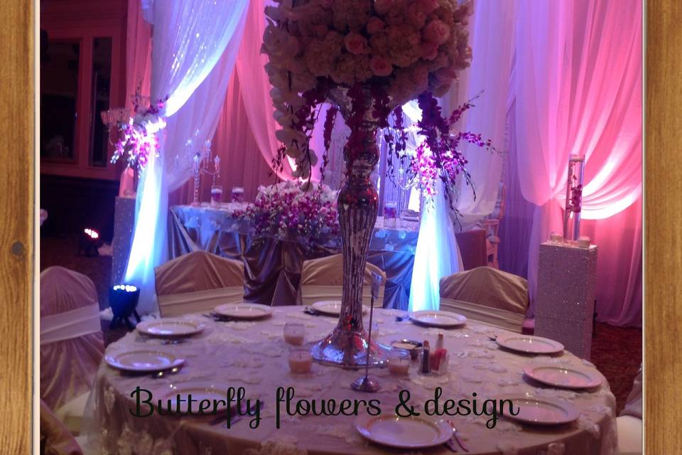 Butterfly Flowers & design