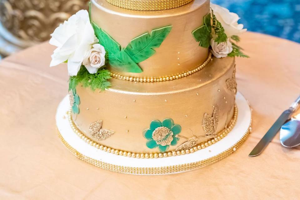 Floral cake design
