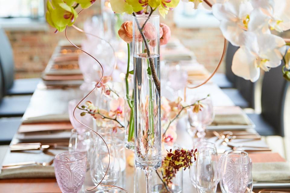 WEDDING DESIGN, CENTERPIECES