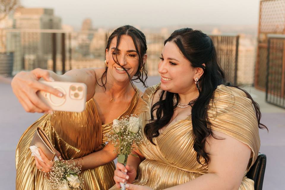 Even the guests sparkle