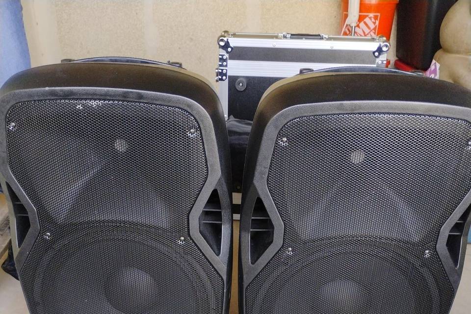 Our main tripod speakers