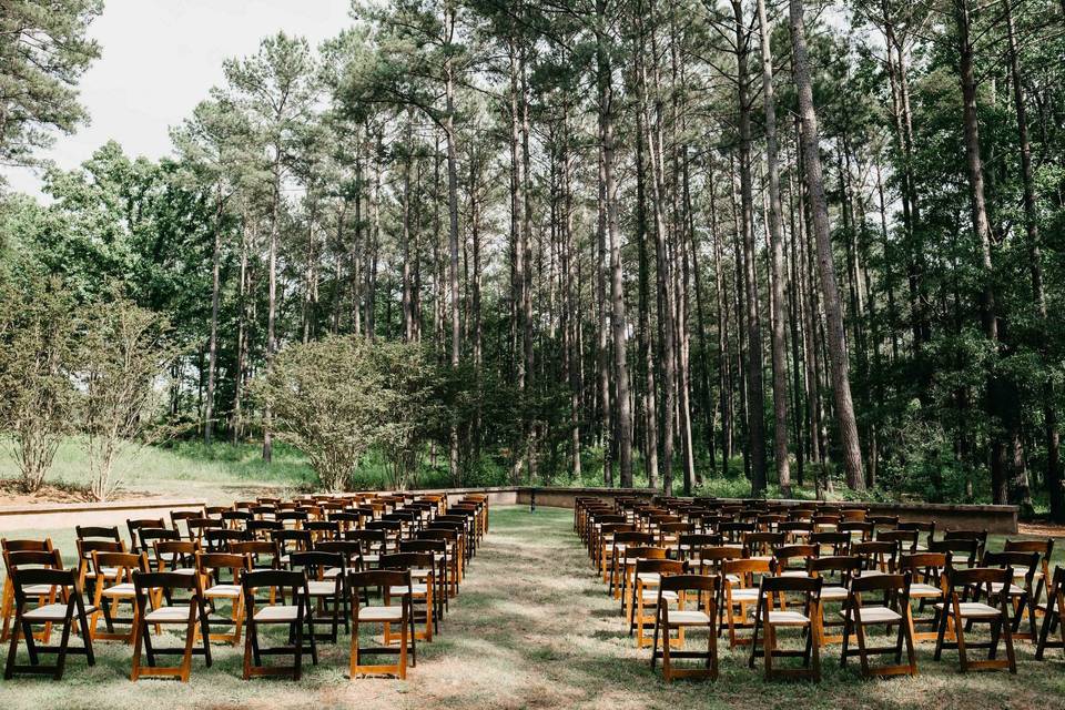 Ceremony setup