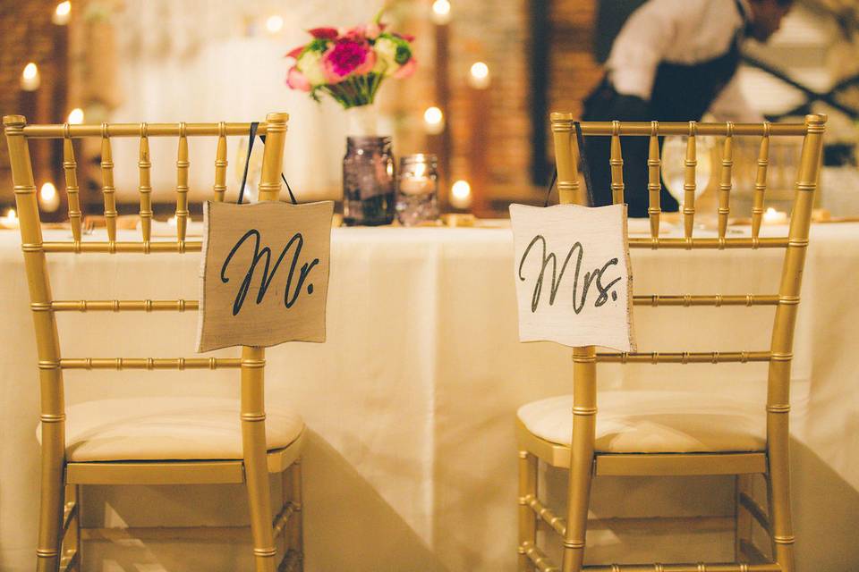 Sweetheart table