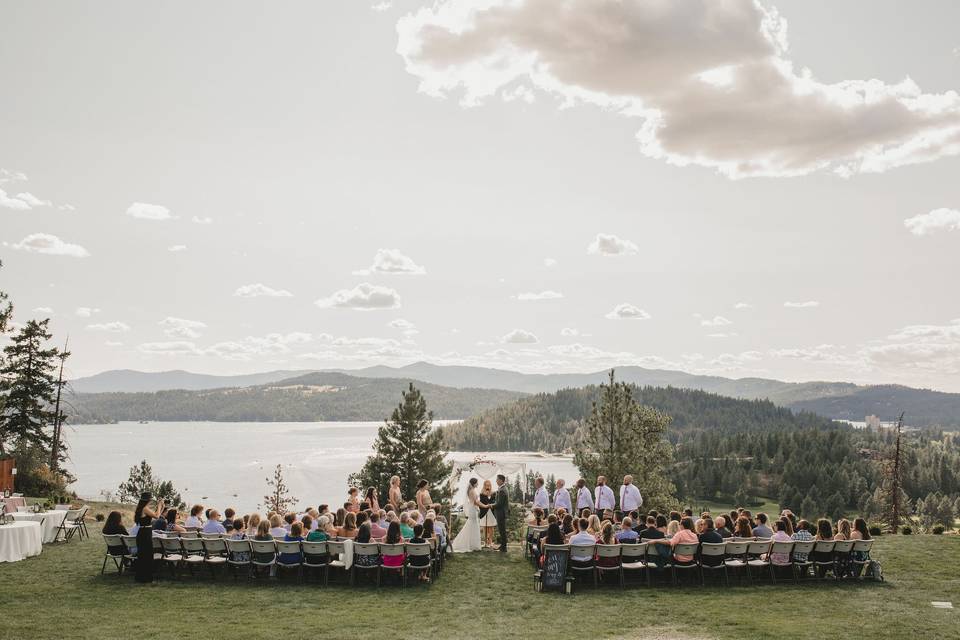 Coeur d' Alene Lake Wedding