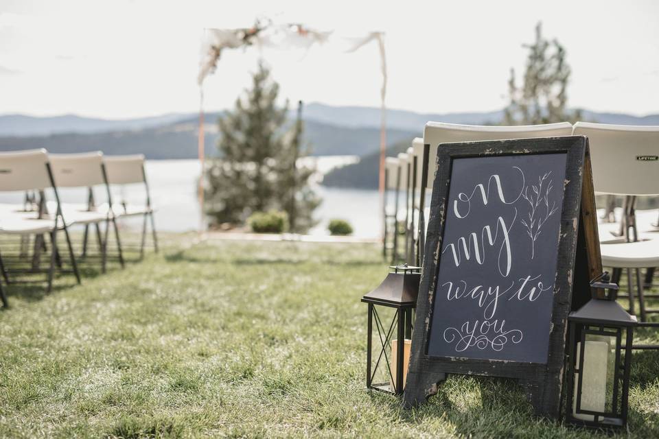 Coeur d' Alene Lake Wedding