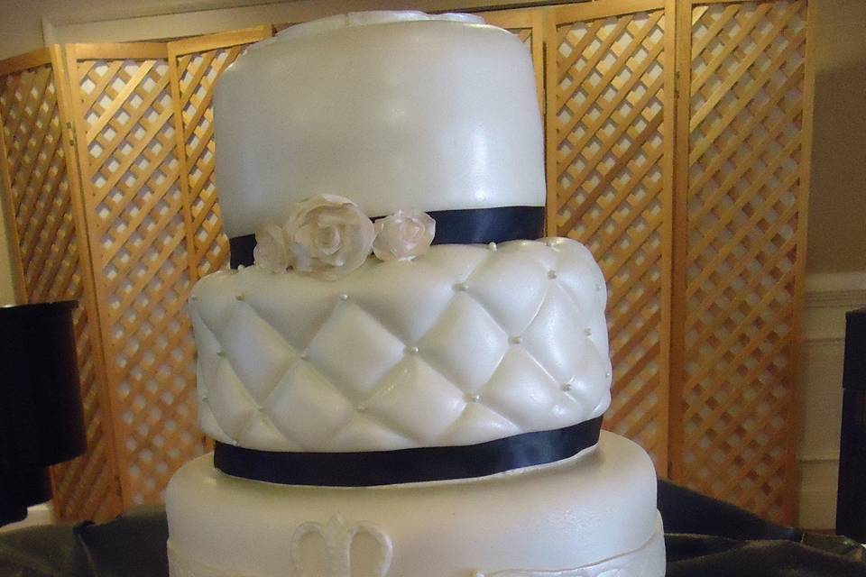 Quilted, Celtic Wedding Cake