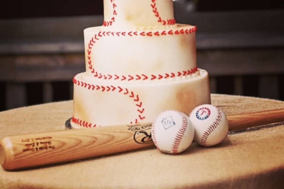 Baseball them cake