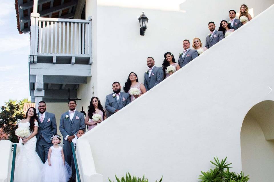 Wedding stairs