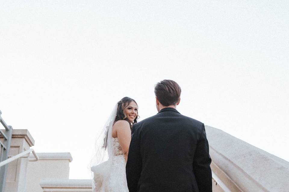 SRGCC Couple on the Stairs