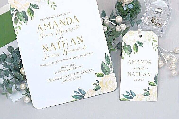 Custom Wedding Invitation