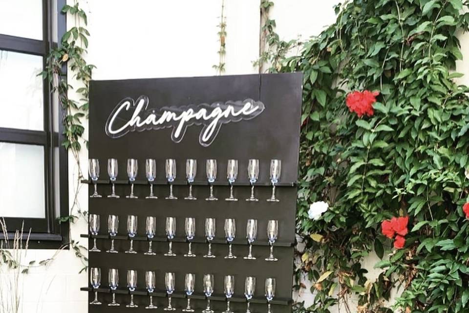 Champagne Wall