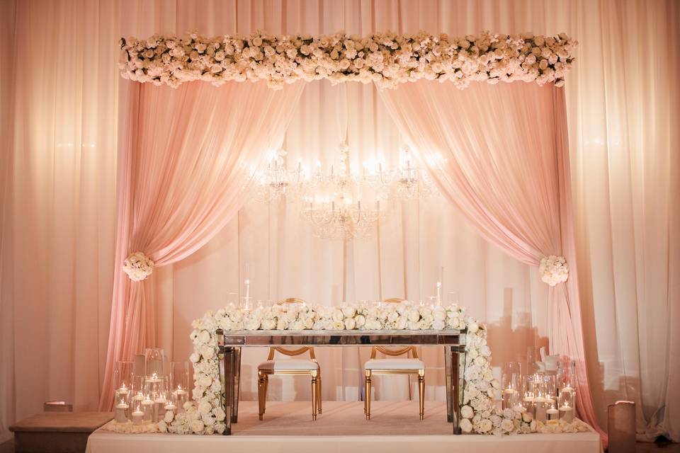 Sweetheart Table Decor