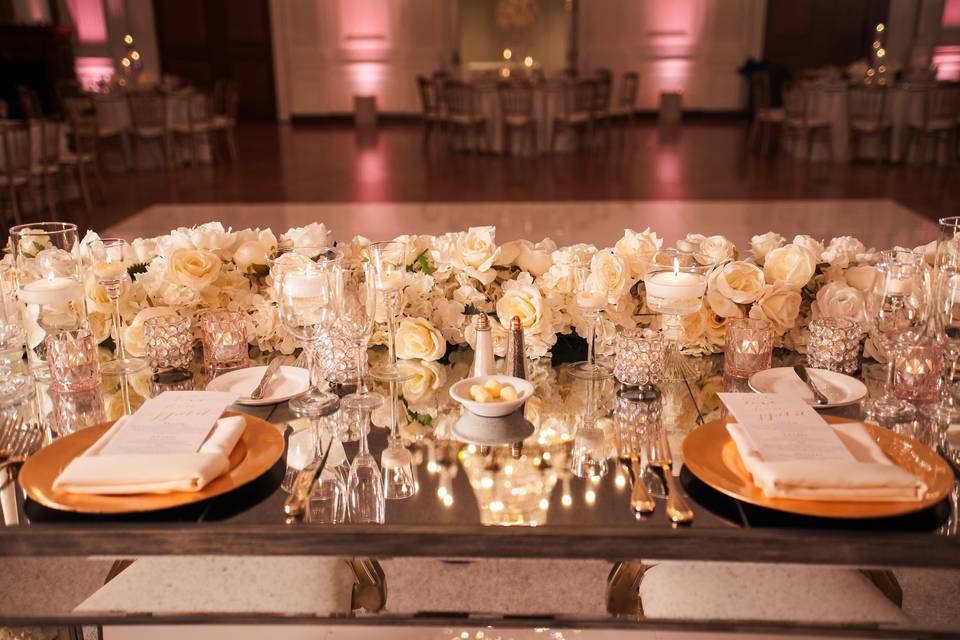 Sweetheart Table Decor