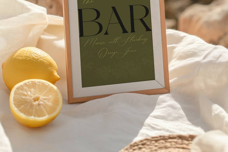 Bar Menu