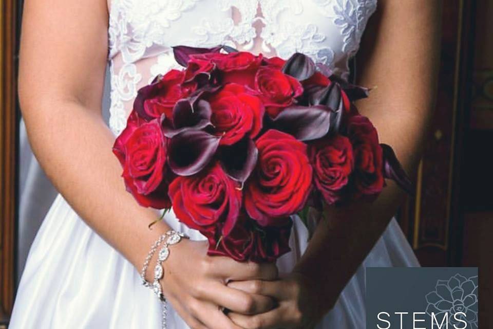 Red rose bouquet