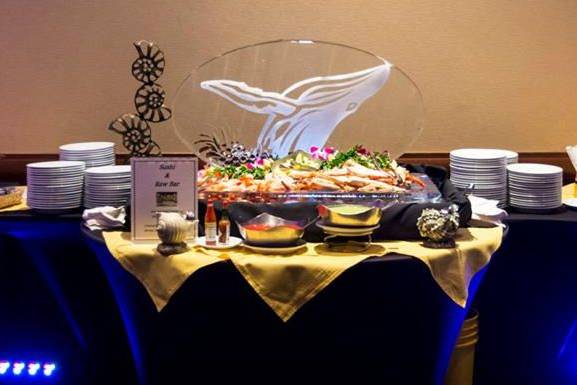 Buffet area