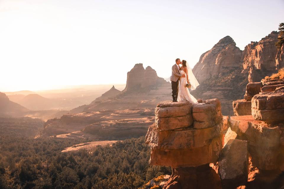 Stunning elopement