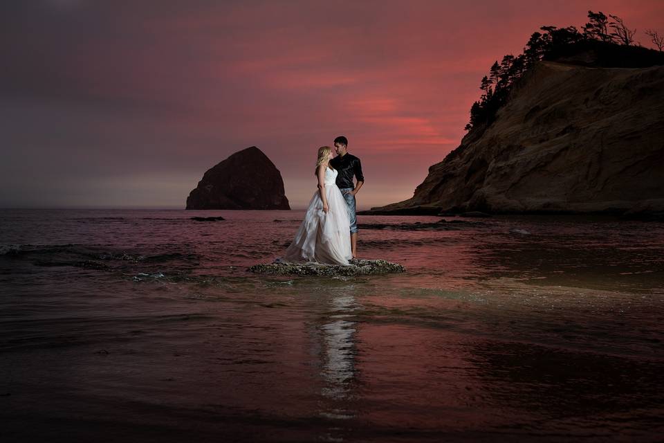 Oregon Coast wedding