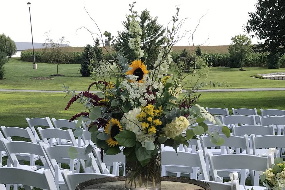 Rustic entrance