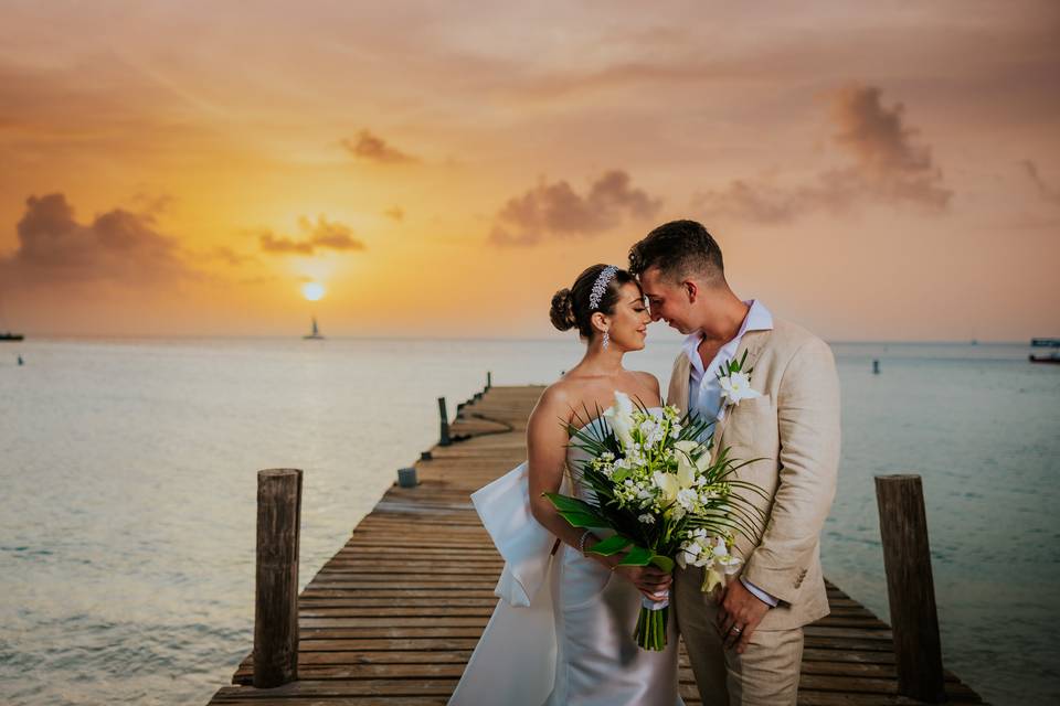 Special moment on the beach