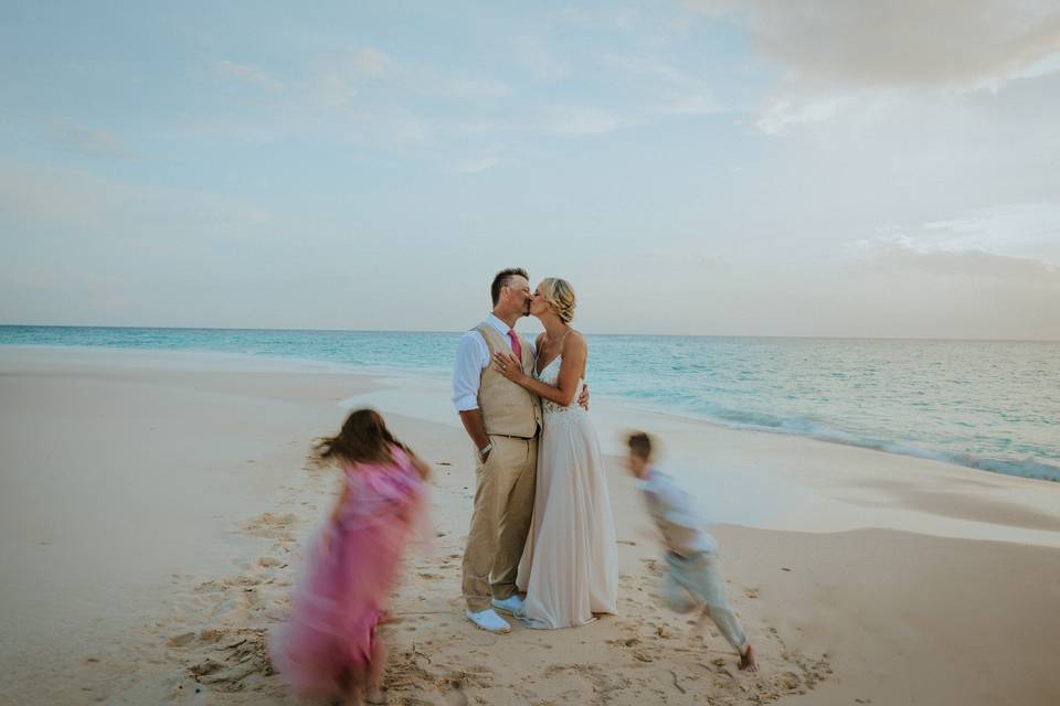 Trash the dress with family