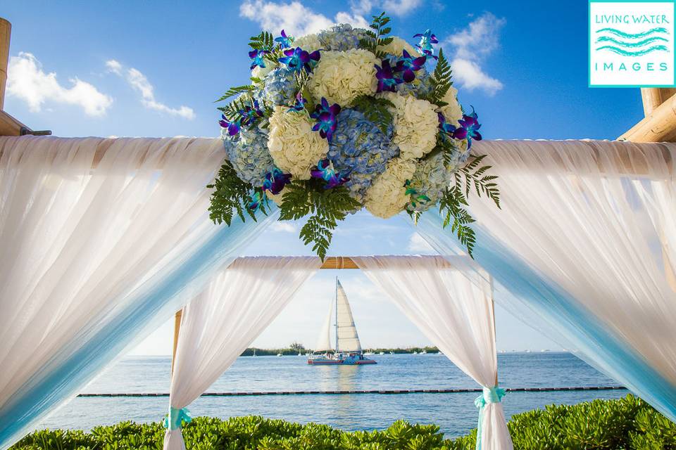 Pier House Wedding View - can't beat that!