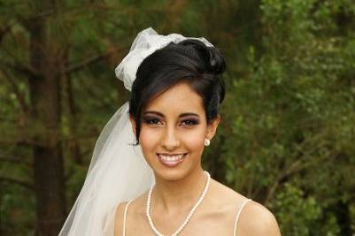 Wedding hair and make up Raleigh 2010