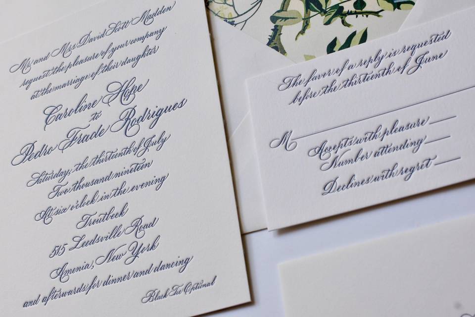 Calligraphy Invitation