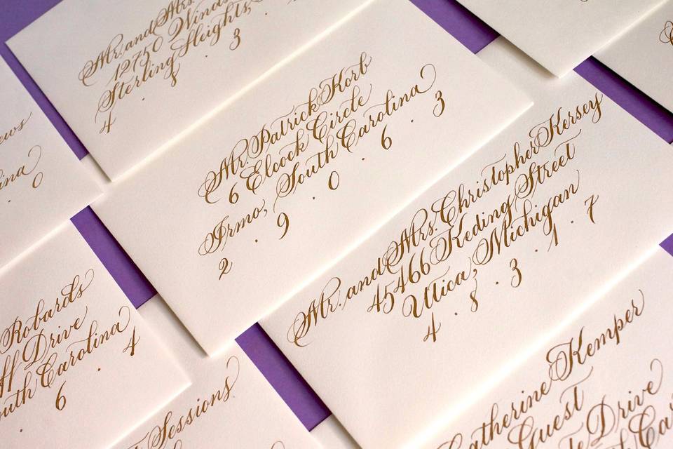 Copperplate calligraphy