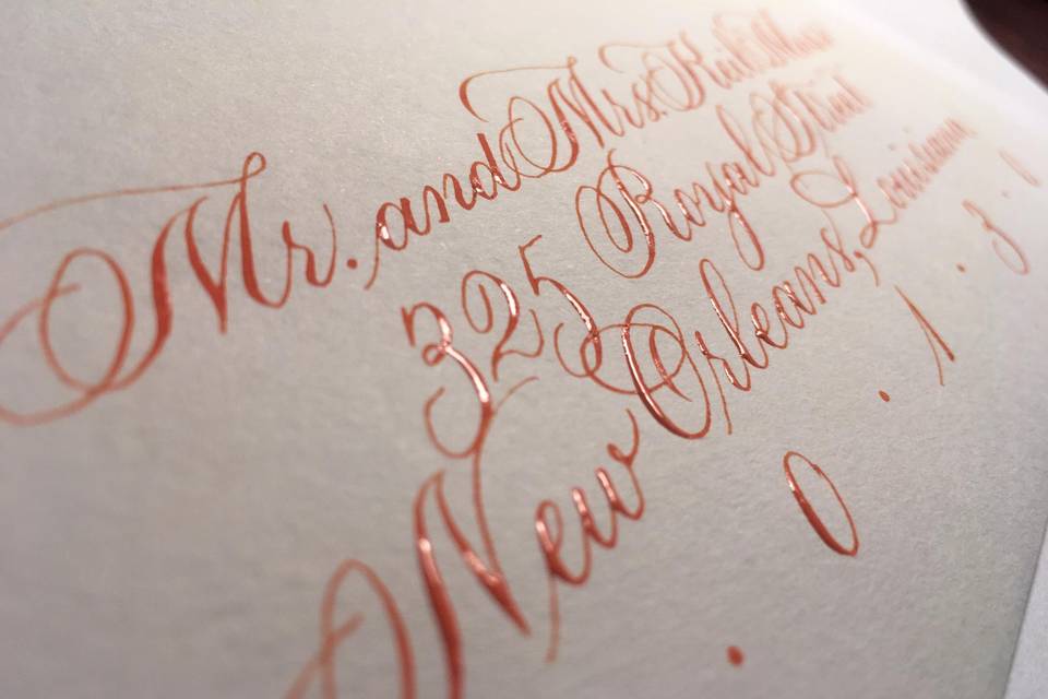 Copperplate calligraphy