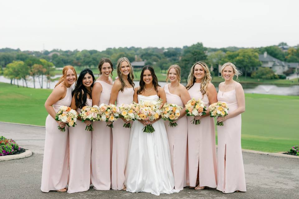 Bride + Bridesmaids